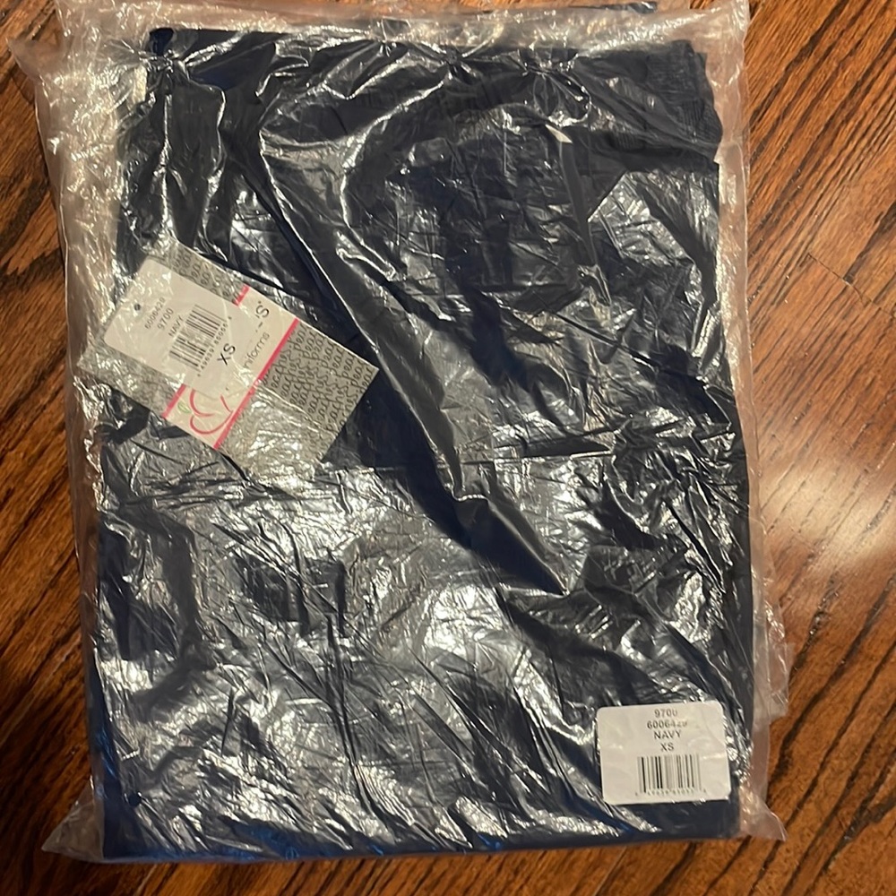 2 NWT Navy blue scrub pants